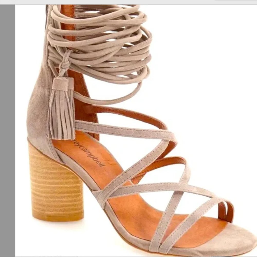 Designer Jeffery Campbell ‘Despina’ Strappy Sandal Woman's size 8.5